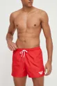Plavkové šortky Emporio Armani Underwear červená