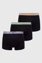 čierna Boxerky Emporio Armani Underwear 3-pak Pánsky