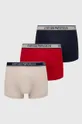 rdeča Boksarice Emporio Armani Underwear 3-pack Moški