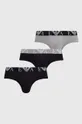 sivá Slipy Emporio Armani Underwear 3-pak Pánsky