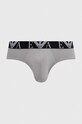 Emporio Armani Underwear slipy 3-pack szary 111734.4R715