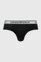 Σλιπ Emporio Armani Underwear 3-pack μαύρο