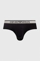 Odzież Emporio Armani Underwear slipy 3-pack 111734.4R717 czarny