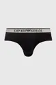 Slip gaćice Emporio Armani Underwear 3-pack Temeljni materijal: 95% Pamuk, 5% Elastan Drugi materijali: 95% Pamuk, 5% Elastan Traka: 85% Poliester, 15% Elastan