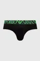 Slip gaćice Emporio Armani Underwear 3-pack crna