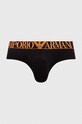 Odzież Emporio Armani Underwear slipy 3-pack 111734.4R726 czarny