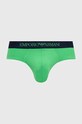 Odzież Emporio Armani Underwear slipy bawełniane 3-pack 111624.4R722 zielony