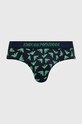 Emporio Armani Underwear slipy bawełniane 3-pack zielony 111624.4R722