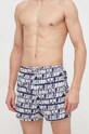 Pepe Jeans szorty kąpielowe AO LOGO SWIMSHORT Planet friendly granatowy PMB10384