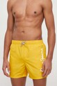 Pepe Jeans szorty kąpielowe LOGO SWIMSHORT Planet friendly żółty PMB10393