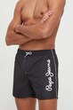 Купальные шорты Pepe Jeans LOGO SWIMSHORT Planet friendly чёрный PMB10393
