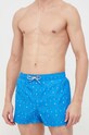 Pepe Jeans pantaloni scurti de baie Planet friendly albastru PMB10397