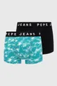 μπλε Μποξεράκια Pepe Jeans WATER LR TK 2P 2-pack Ανδρικά