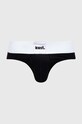 kust. slip din bumbac 3-pack kust.brief.01.trio negru SS24