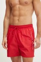 Plavkové šortky Tommy Hilfiger Planet friendly červená UM0UM03258