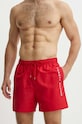 Plavkové šortky Tommy Hilfiger UM0UM03258 červená SS25