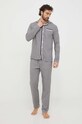 United Colors of Benetton piżama tkanina czarny 41HH4P007