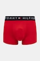 Boxerky Tommy Hilfiger 3-pak UM0UM03180 červená AA00