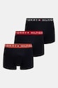 Boxerky Tommy Hilfiger 3-pak melanž tmavomodrá UM0UM03181