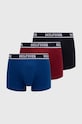 Boxerky Tommy Hilfiger 3-pack pletenina námořnická modř UM0UM03185