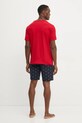 Bavlněné pyžamo Tommy Hilfiger UM0UM02319 červená SS25