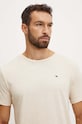 Bavlněné pyžamo Tommy Hilfiger UM0UM02319 béžová