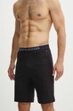 Bavlněné pyžamové šortky Tommy Hilfiger UM0UM01203 černá SS24