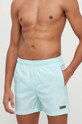 Calvin Klein szorty kąpielowe Planet friendly niebieski KM0KM00939