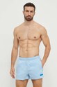 Calvin Klein szorty kąpielowe Planet friendly niebieski KM0KM00941