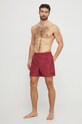Kratke hlače za kupanje Calvin Klein KM0KM00943 bordo SS24