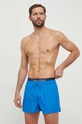 Calvin Klein pantaloni scurți de baie Planet friendly albastru KM0KM00947