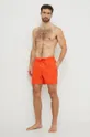 Kopalne kratke hlače Calvin Klein oranžna