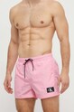 Calvin Klein szorty kąpielowe KM0KM00979 różowy SS24