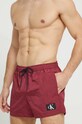 Calvin Klein pantaloni scurți de baie Planet friendly burgundia KM0KM00979