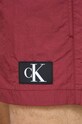Îmbrăcăminte Calvin Klein pantaloni scurți de baie KM0KM00979 burgundia