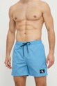 Calvin Klein szorty kąpielowe KM0KM00980 niebieski SS24