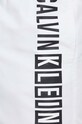 Odzież Calvin Klein szorty kąpielowe KM0KM00991 biały