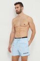 Купальні шорти Calvin Klein Planet friendly блакитний KM0KM00992