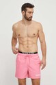 Μαγιό Calvin Klein Planet friendly ροζ KM0KM00992