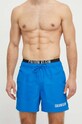 Plavkové šortky Calvin Klein KM0KM00992 modrá SS24