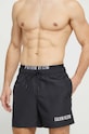 Calvin Klein szorty kąpielowe Planet friendly czarny KM0KM00992