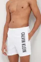 λευκό Σορτς κολύμβησης Calvin Klein Ανδρικά