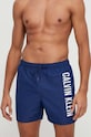 Μαγιό Calvin Klein Planet friendly σκούρο μπλε KM0KM01004