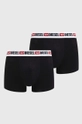 čierna Boxerky Diesel 2-pak UMBX-SHAWN-TWO PACK BOXERS Pánsky