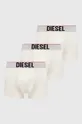 biela Boxerky Diesel 3-pak UMBX-DAMIEN-THREE PACK BOXERS Pánsky
