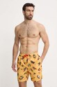 Superdry szorty kąpielowe M3010232A.2BP żółty SS24
