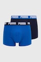Boxerky Puma 2-pack pletenina modrá 938320