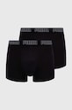 Boxerky Puma 2-pack pletenina černá 938321