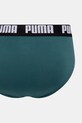 Puma slipy męskie bawełniane z elastanem Everyday Brief 2-pack turkusowy 938322