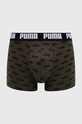 Îmbrăcăminte Puma boxeri 2-pack 938324 verde